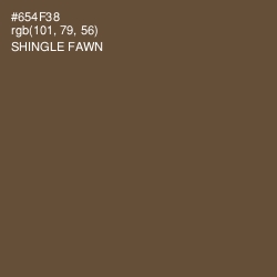 #654F38 - Shingle Fawn Color Image